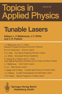 Vorderes Coverbild Tunable Lasers