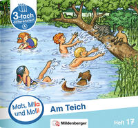 Vorderes Coverbild Mats, Mila und Molli – Heft 17: Am Teich – A