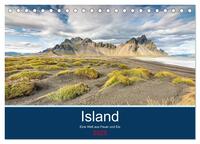 Vorderes Coverbild Island - Eine Welt aus Feuer und Eis (Tischkalender 2025 DIN A5 quer), CALVENDO Monatskalender