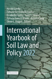 Vorderes Coverbild International Yearbook of Soil Law and Policy 2022