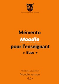 Vorderes Coverbild Mémento Moodle pour l'enseignant