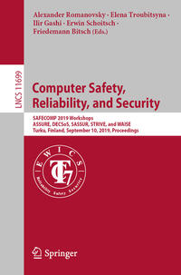Vorderes Coverbild Computer Safety, Reliability, and Security