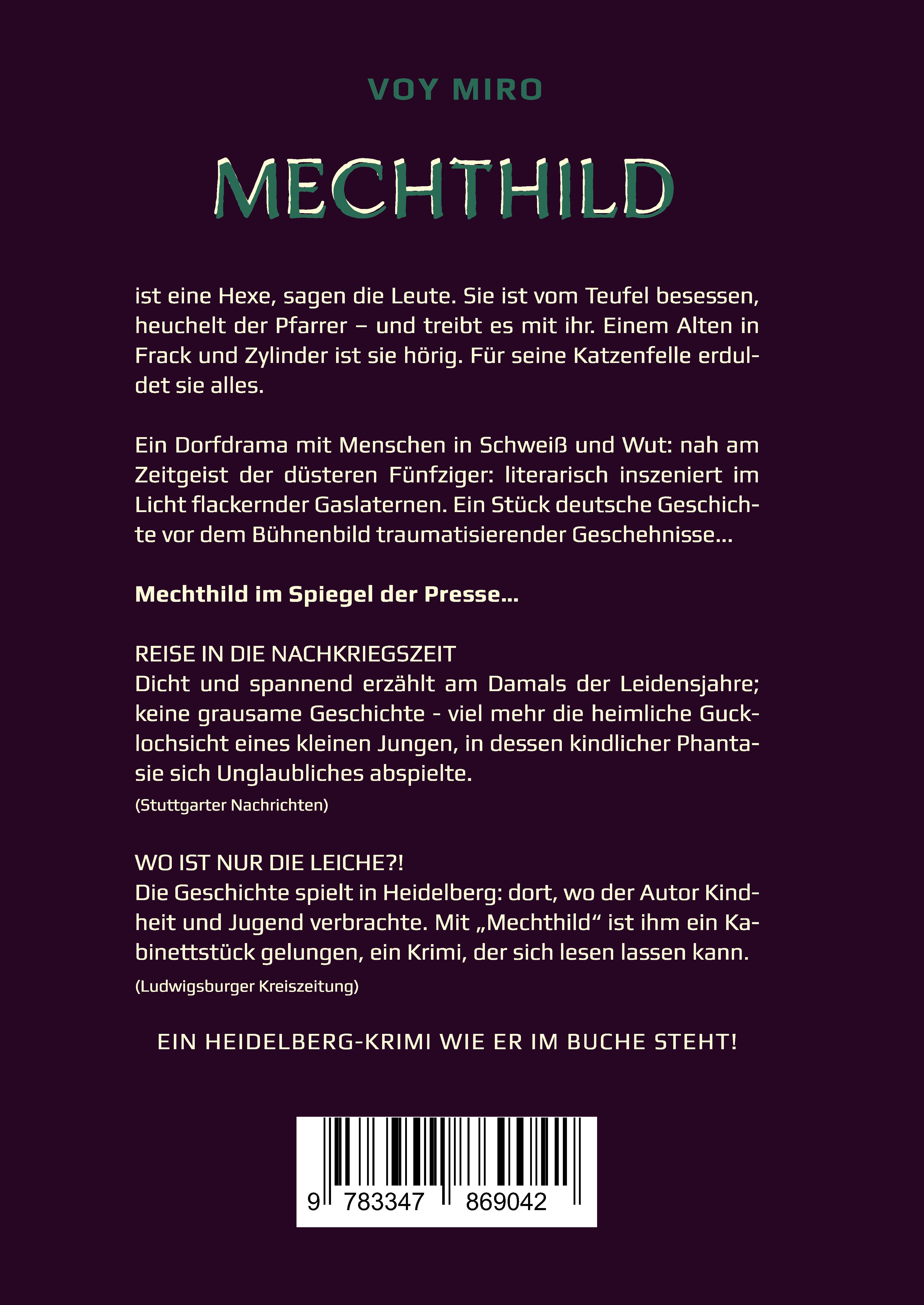 Rückseitencover Mechthild