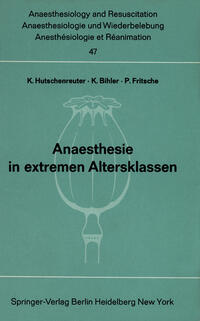 Vorderes Coverbild Anaesthesie in extremen Altersklassen