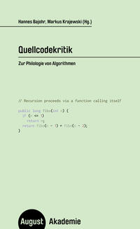 Vorderes Coverbild Quellcodekritik