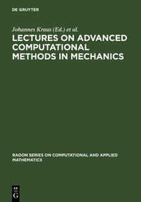 Vorderes Coverbild Lectures on Advanced Computational Methods in Mechanics