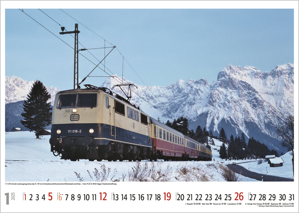Beispielinhalt (Bild) Faszinierende Eisenbahnen 2025