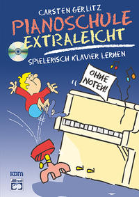 Vorderes Coverbild Pianoschule Extraleicht
