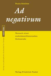 Vorderes Coverbild Ad negativum