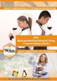Vorderes Coverbild Restaurantfachmann/-frau Fragenkatalog mit über 2100 Lernfragen