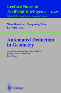 Vorderes Coverbild Automated Deduction in Geometry
