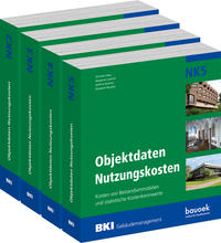 Vorderes Coverbild BKI Objektdaten Nutzungkosten NK2 + NK3 + NK4 + NK5