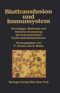 Vorderes Coverbild Bluttransfusion und Immunsystem