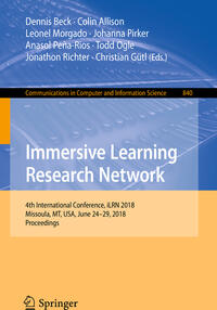 Vorderes Coverbild Immersive Learning Research Network