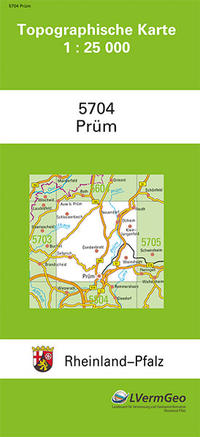 Vorderes Coverbild TK25 5704 Prüm