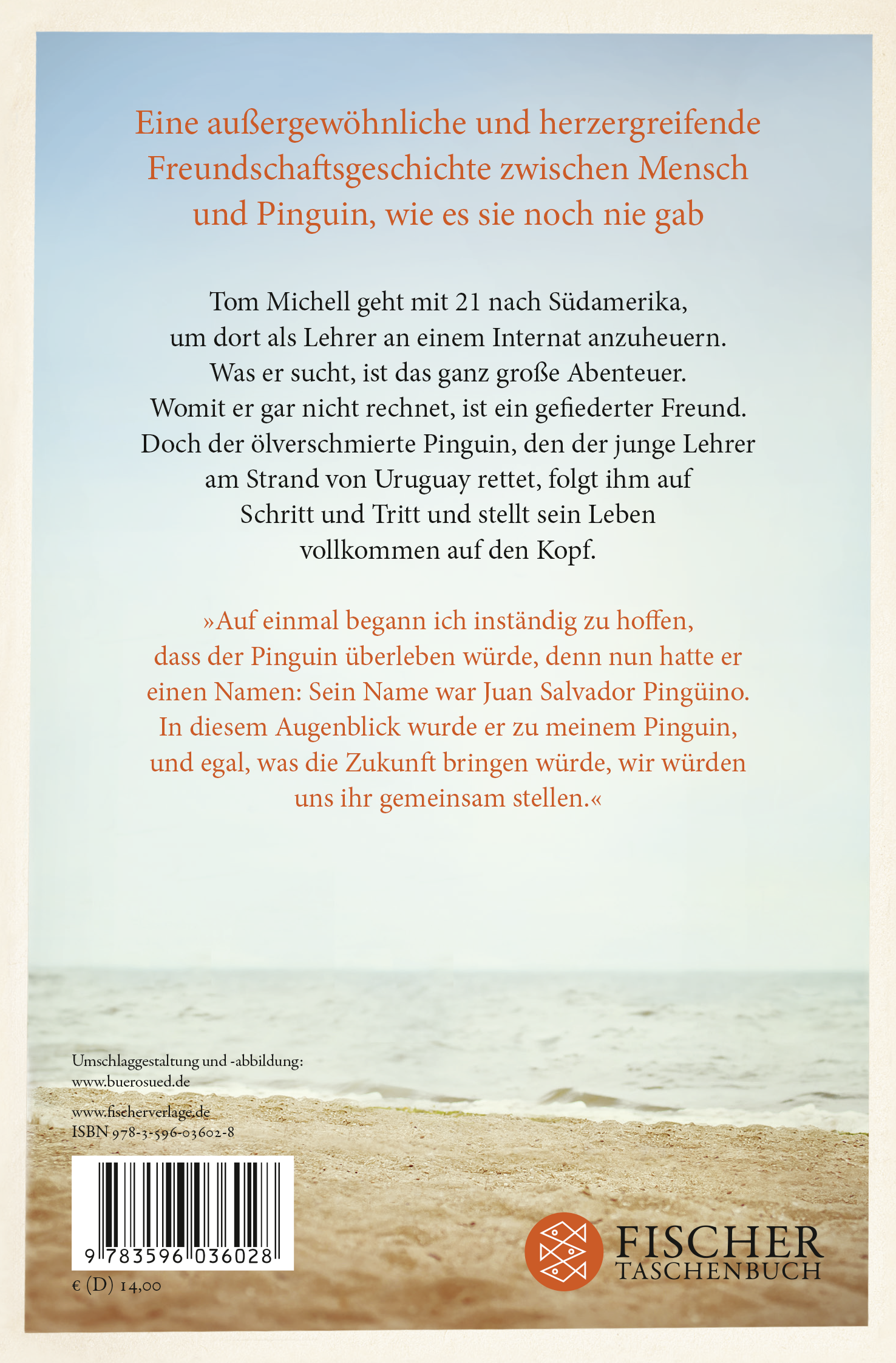 Rückseitencover Der Pinguin meines Lebens