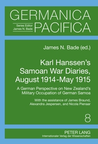 Vorderes Coverbild Karl Hanssen’s Samoan War Diaries, August 1914-May 1915