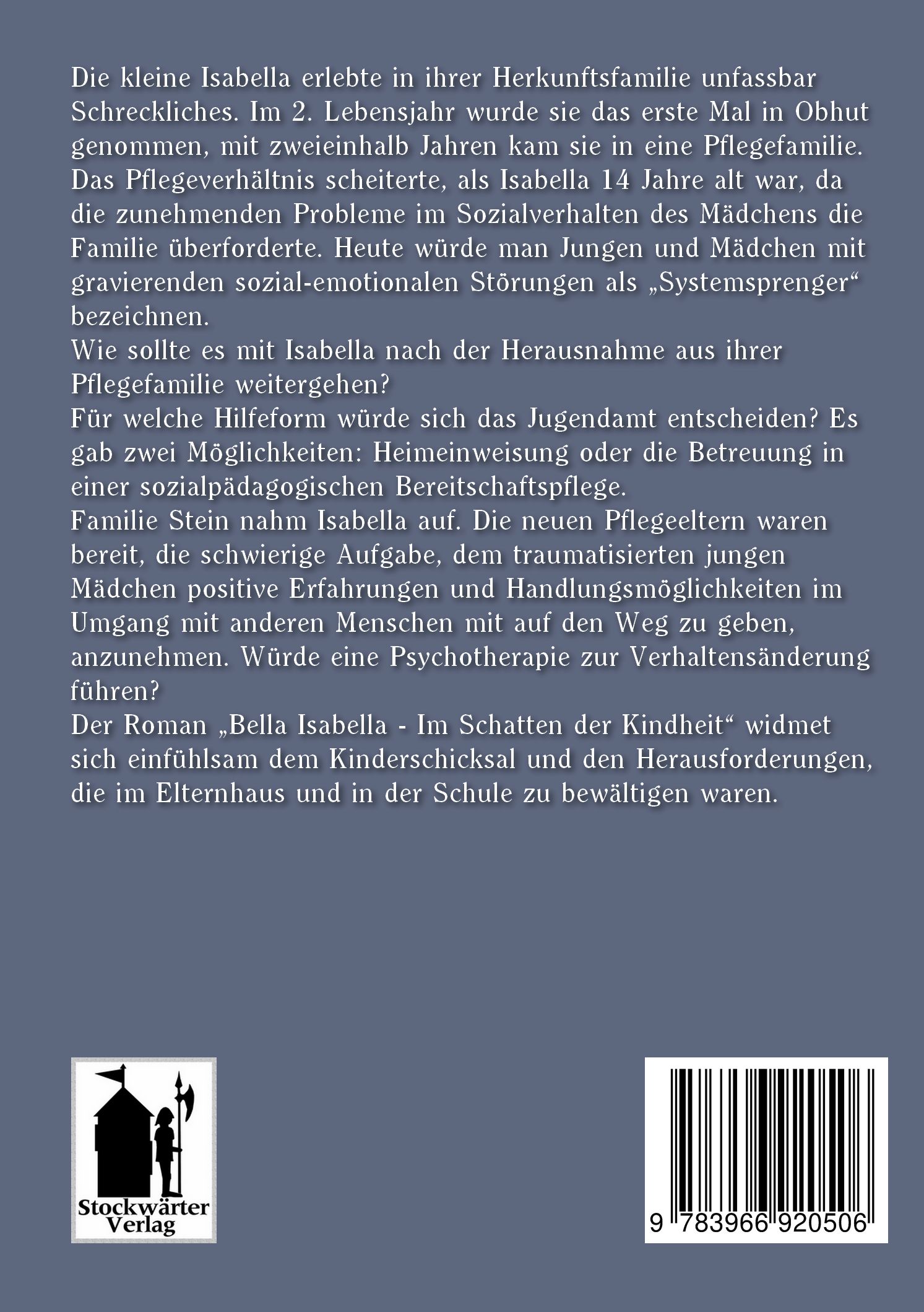 Rückseitencover Bella Isabella