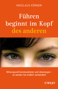 Vorderes Coverbild Führen beginnt im Kopf des anderen