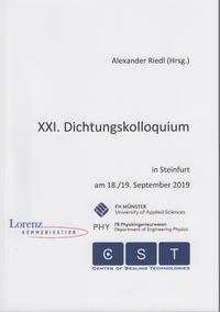 Vorderes Coverbild XXI. Dichtungskolloquium