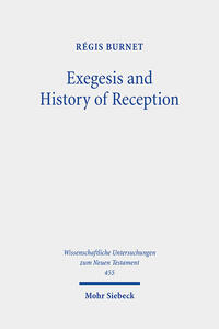 Vorderes Coverbild Exegesis and History of Reception