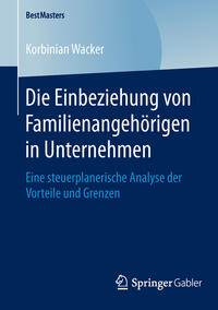Vorderes Coverbild Die Einbeziehung von Familienangehörigen in Unternehmen