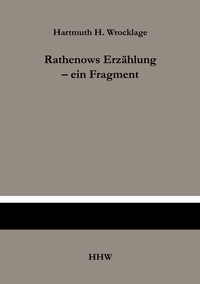 Vorderes Coverbild Rathenows Erzählung - ein Fragment