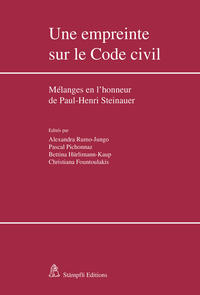 Vorderes Coverbild Une empreinte sur le Code civil