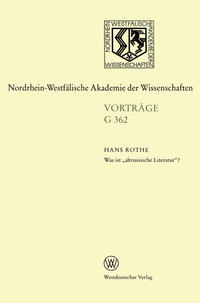 Vorderes Coverbild Was ist „altrussische Literatur“?