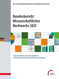 Vorderes Coverbild Bundesbericht Wissenschaftlicher Nachwuchs 2021