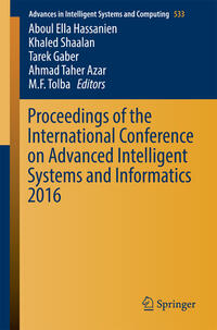 Vorderes Coverbild Proceedings of the International Conference on Advanced Intelligent Systems and Informatics 2016