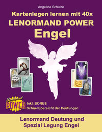 Vorderes Coverbild Kartenlegen lernen mit 40x LENORMAND POWER Engel