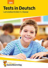 Vorderes Coverbild Übungsheft mit Tests in Deutsch 4. Klasse