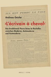 Vorderes Coverbild ‚L’écrivain à cheval‘