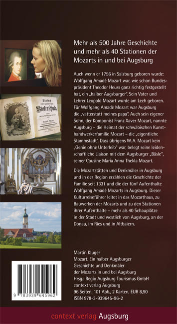 Rückseitencover Mozart. Ein halber Augsburger