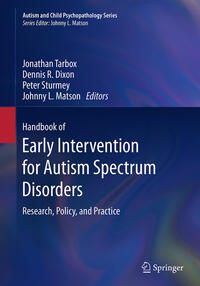 Vorderes Coverbild Handbook of Early Intervention for Autism Spectrum Disorders