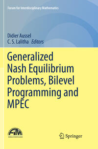 Vorderes Coverbild Generalized Nash Equilibrium Problems, Bilevel Programming and MPEC