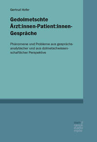 Vorderes Coverbild Gedolmetschte Ärzt:innen-Patient:innen-Gespräche