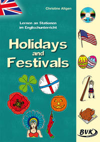 Vorderes Coverbild Lernen an Stationen im Englischunterricht: Holidays and Festivals (inkl. CD)