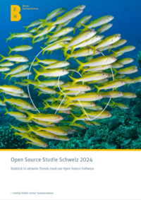 Vorderes Coverbild Open Source Studie Schweiz 2024