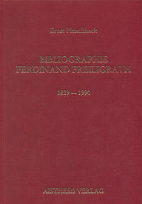 Vorderes Coverbild Bibliographie Ferdinand Freiligrath