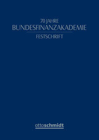 Vorderes Coverbild 70 Jahre Bundesfinanzakademie