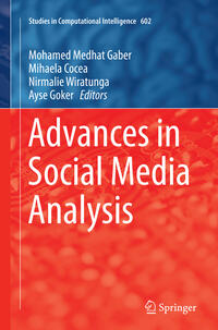 Vorderes Coverbild Advances in Social Media Analysis