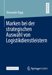 Vorderes Coverbild Marken bei der strategischen Auswahl von Logistikdienstleistern