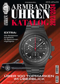 Vorderes Coverbild Armbanduhren Katalog 2023/2024
