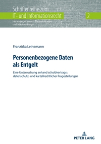 Vorderes Coverbild Personenbezogene Daten als Entgelt