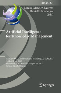 Vorderes Coverbild Artificial Intelligence for Knowledge Management