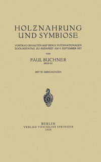 Vorderes Coverbild Holznahrung und Symbiose