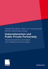 Vorderes Coverbild Unternehmertum und Public Private Partnership