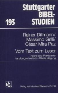 Vorderes Coverbild Vom Text zum Leser